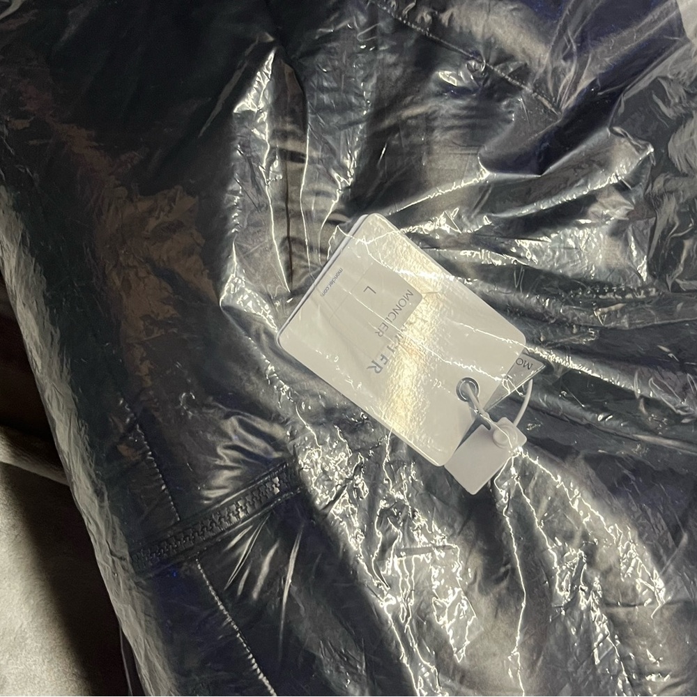 Moncler Shiny Black Puffer Jacket - Picture 8 of 8